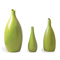 Trio Apple Vases (set Of 3)