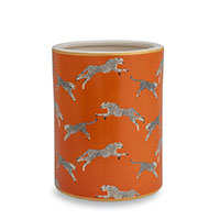 Leaping Cheetah Orange Ice Bucket