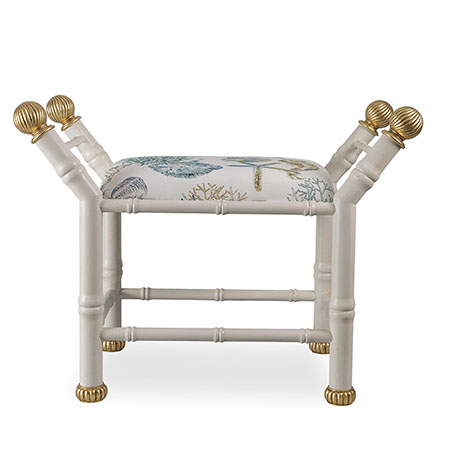 Boca White Ocean Bench