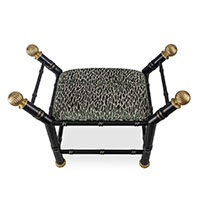 Boca Black Earl Emerald Bench