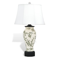 Windsor Toile Black Lamp 36"H