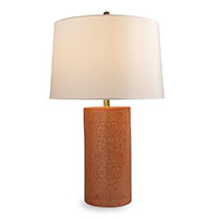 Richmond Damask Coral Lamp