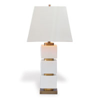 Manhattan Lamp / Ivory Lizard Shade