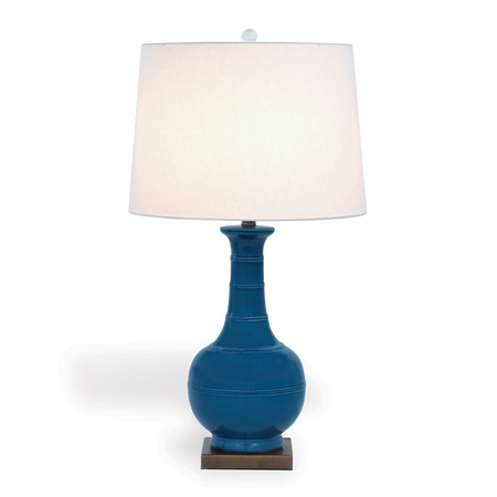 Kelly Blue Lamp 31"H