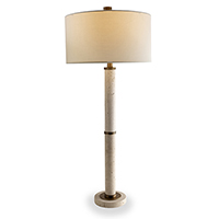 Tivoli Natural / Brass Lamp