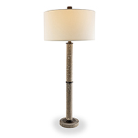 Tivoli Gray / Bronze Lamp