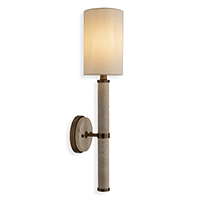 Tivoli Natural / Brass Sconce