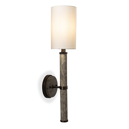 Tivoli Gray / Bronze Sconce